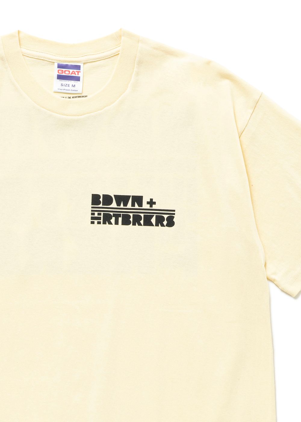 S/S PRINTED TEE "KEITH" (CREAM) / プリント Tシャツ