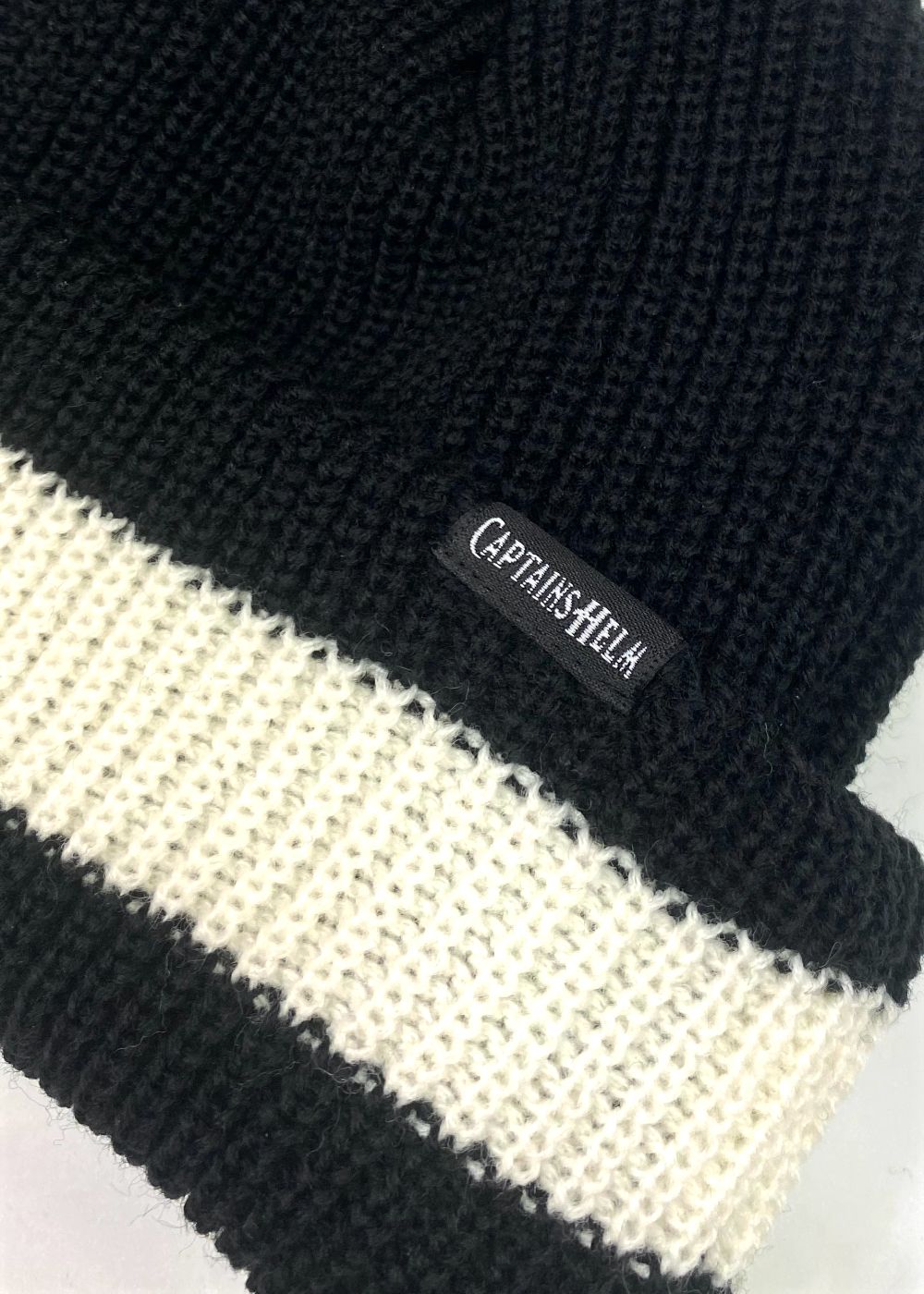 HELM WATCH CAP (BLACK) / オリジナル ワッチキャップ