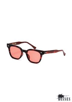 SUNGLASSES "SHANK 2nd" (×MASSES) (RED× RED) / マシス コラボレーション サングラス