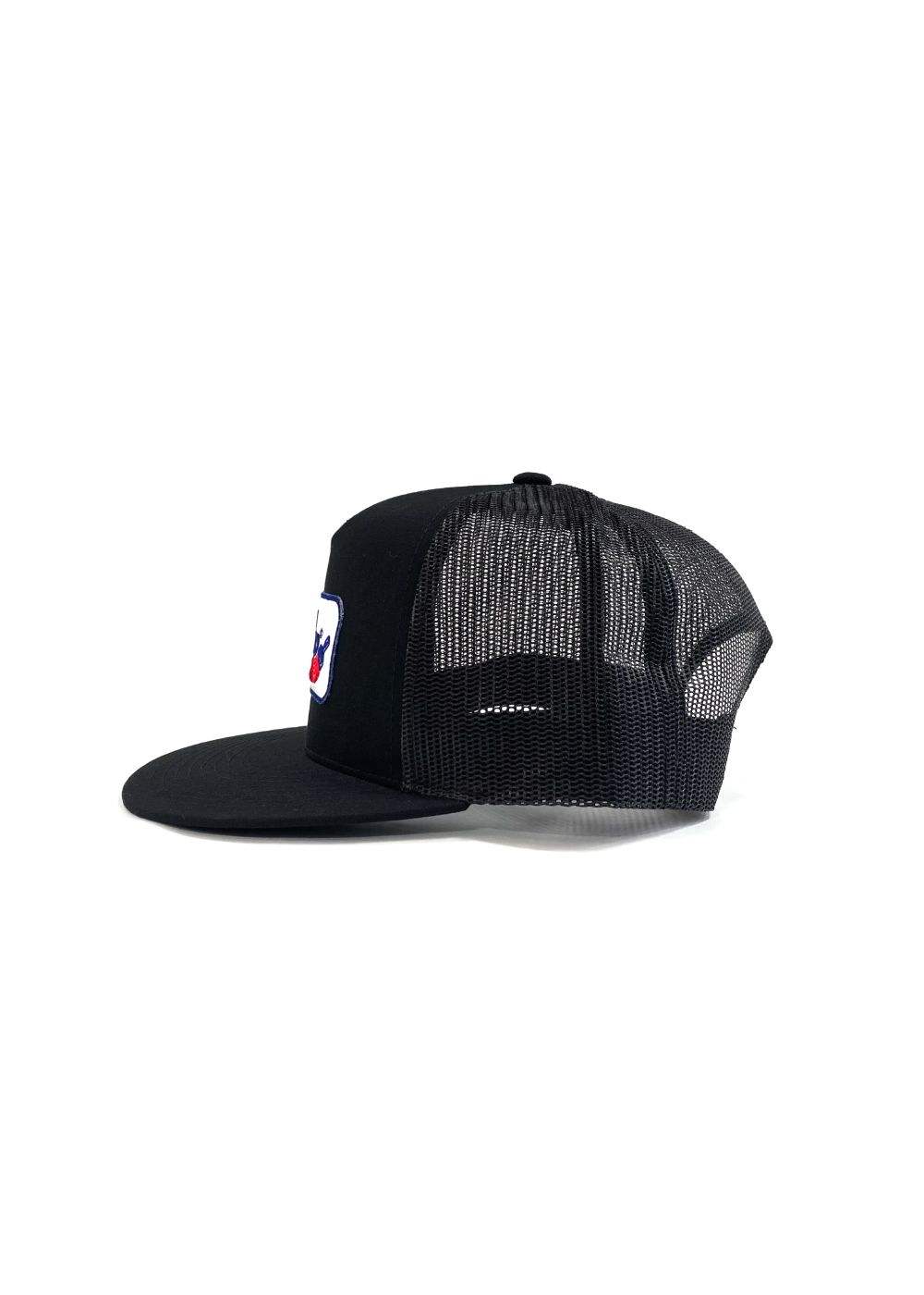 PCP WAPPEN MESH CAP (BLACK) / ワッペン メッシュ キャップ