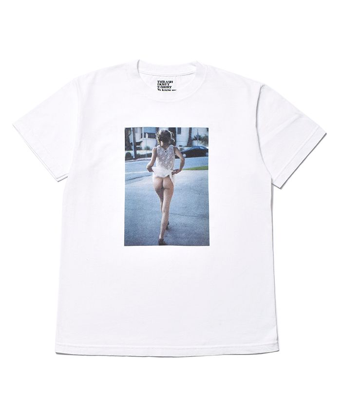 Davide Sorrenti×Stie-lo Jaime Flashing Bum T-SH (WHITE) / ×ダヴィデ・ソレンティ×スティーロ コラボフォトT