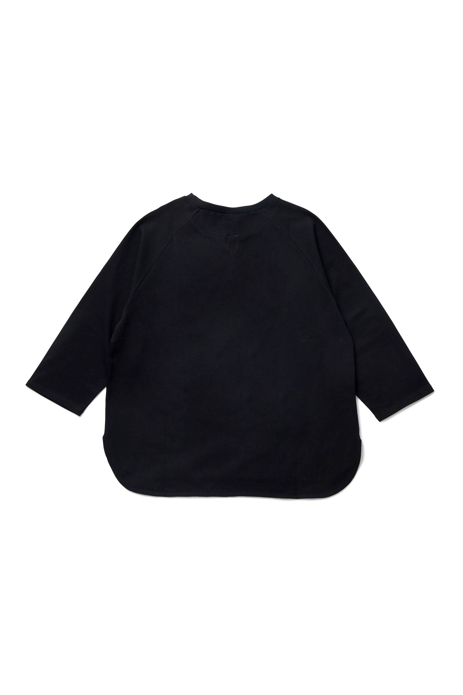 3/4 SLEEEVE BASEBALL TEE "BABE" (BLACK) / グッドウェア コラボ ベースボールTee