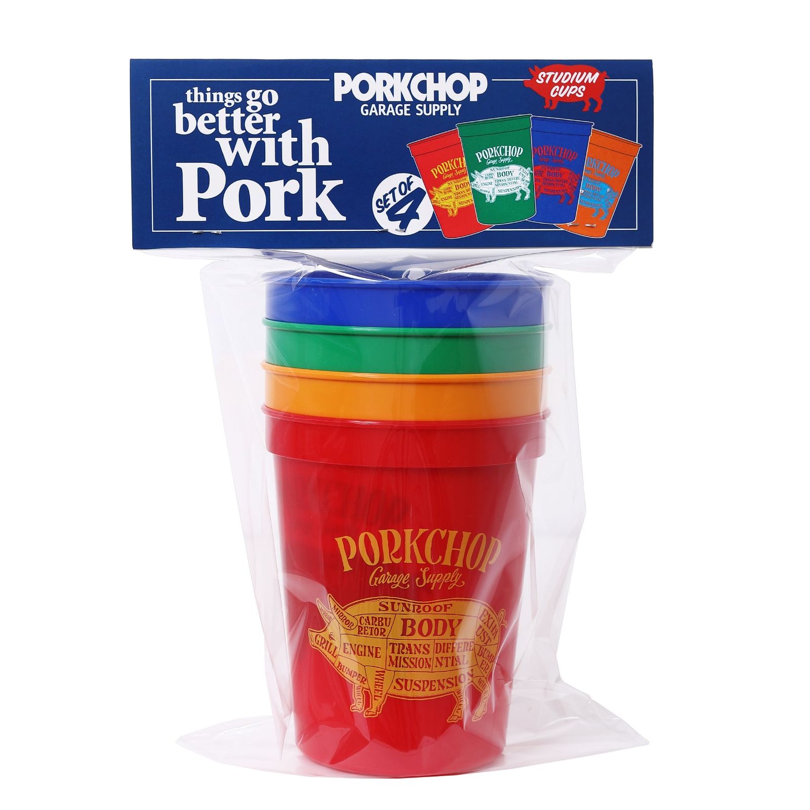 PORK STADIUM CUPS (MULTI) / スタジアム カップ セット
