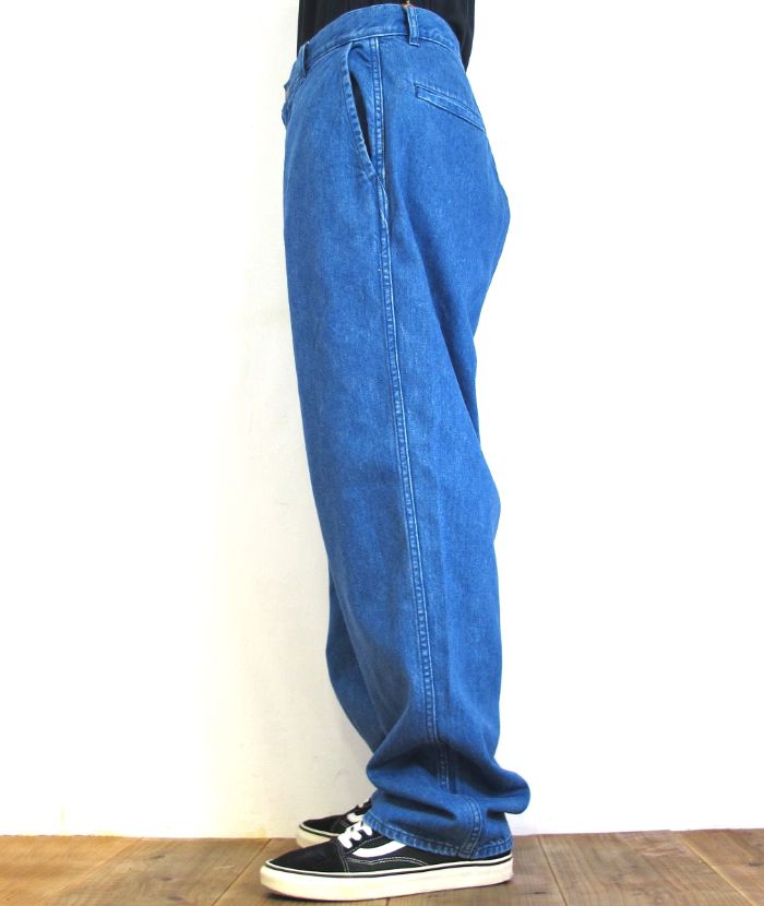WTNB. Wide Tapered Work PS (LUD) / 渡辺康裕 コラボレーション ワイドデニム ワークパンツ