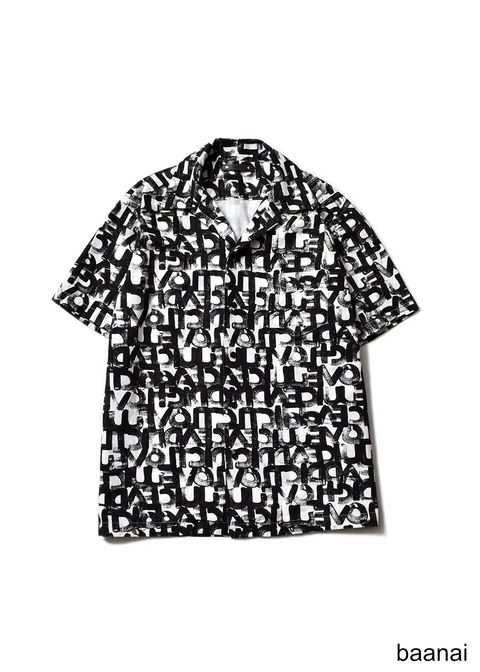 ×baanai L.J.A Denim Open Collar SH (WPT) / バーナイ コラボオープンカラーボックスシャツ