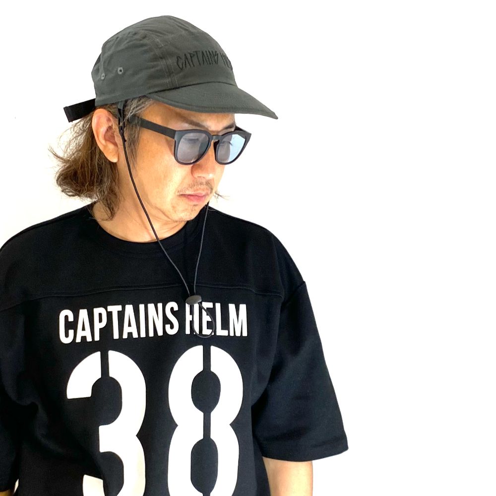 "OCEANSIDE DIVISION" US LOGO SUMMER JET CAP (D.GRAY) / アクティブ ジェット キャップ