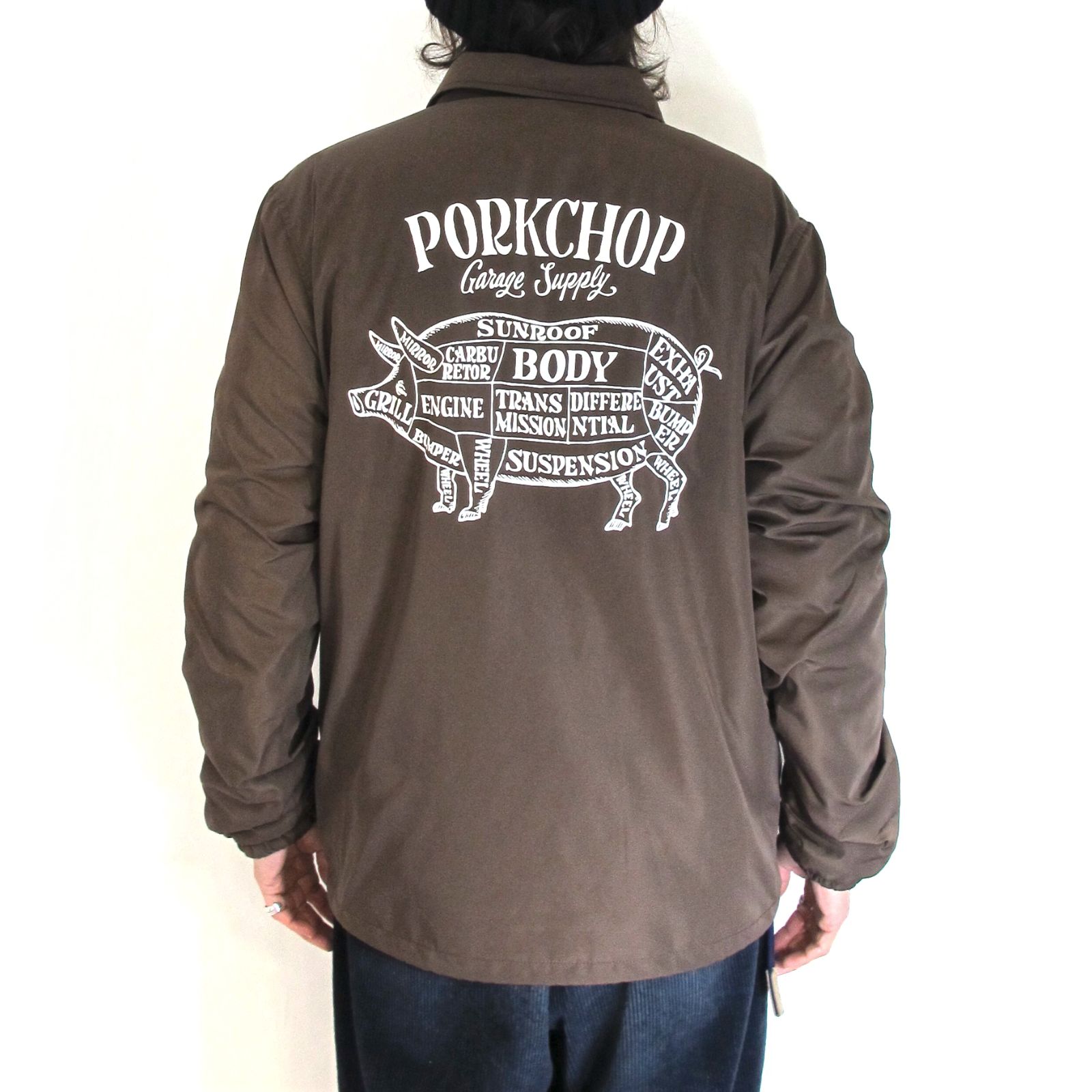 PORKCHOP   ORIGINAL BOA COACH JKT BLACK / オリジナル ボア