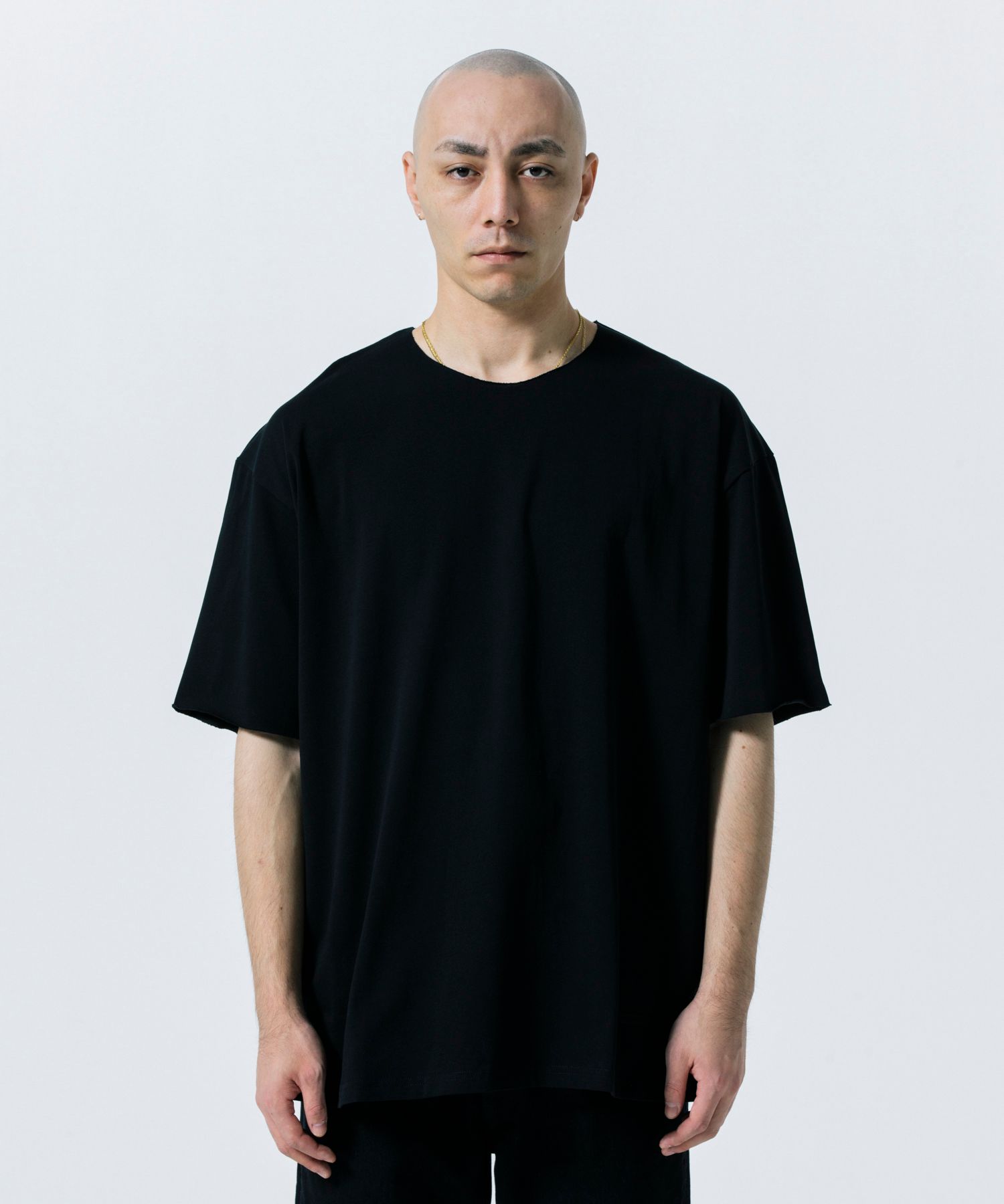 R9 CUTOFF TEE (BLACK) /  オリジナル カットオフ Tシャツ