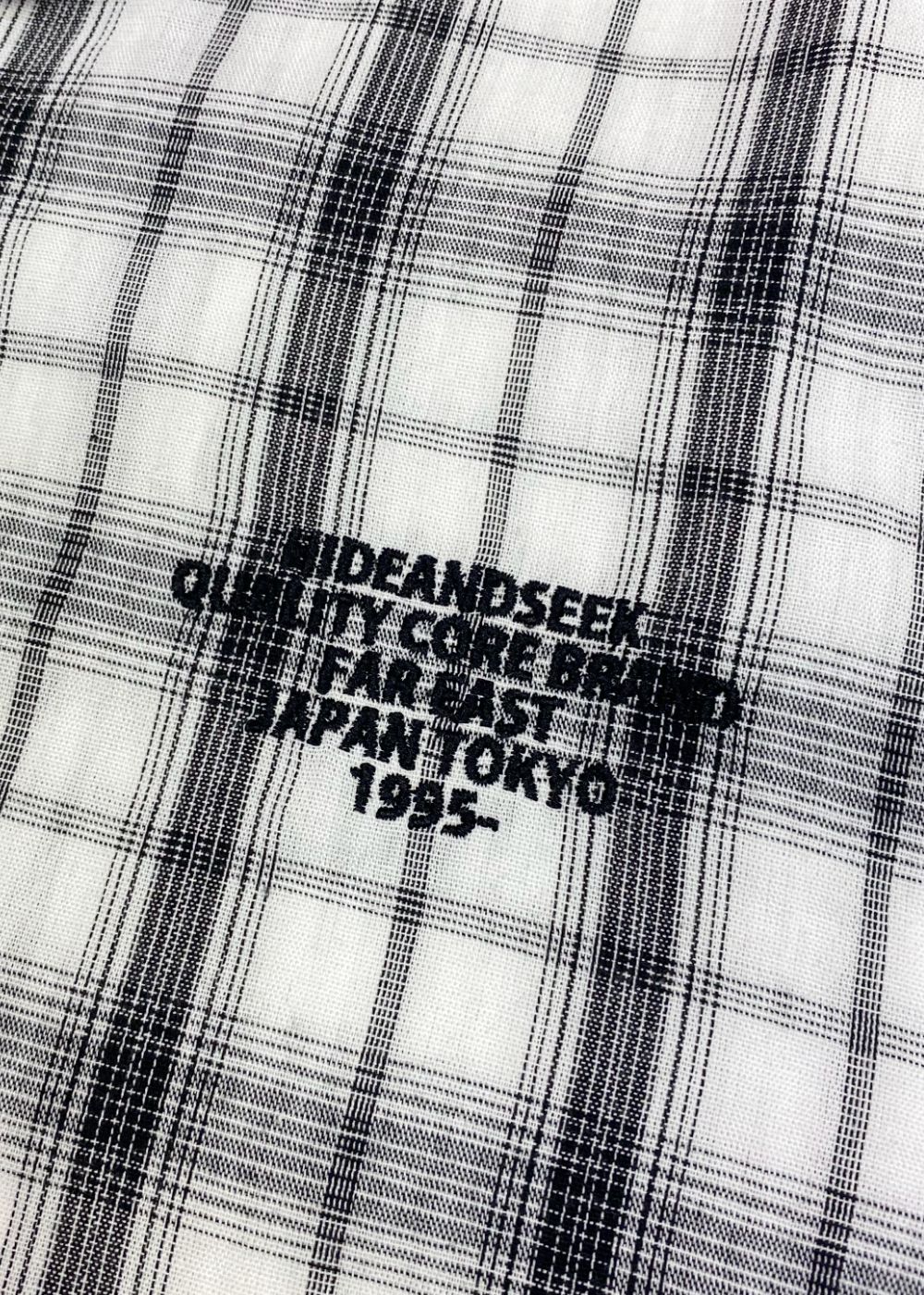 【ラスト1点】Check S/S Shirt (WHITE) / チェック シャツ