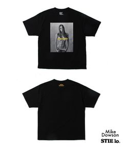 Stie-lo × Mike Dowson T-SH (BLACK) / ×スティーロ×マイク・ドーソン コラボフォトT