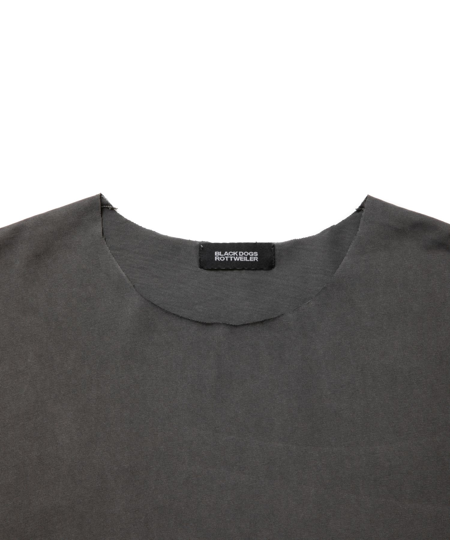 ROTTWEILER - PIGMENT CUT OFF TEE (CHARCOAL) / オリジナル ROTTWEILER - PIGMENT CUT OFF TEE (CHARCOAL) / オリジナル