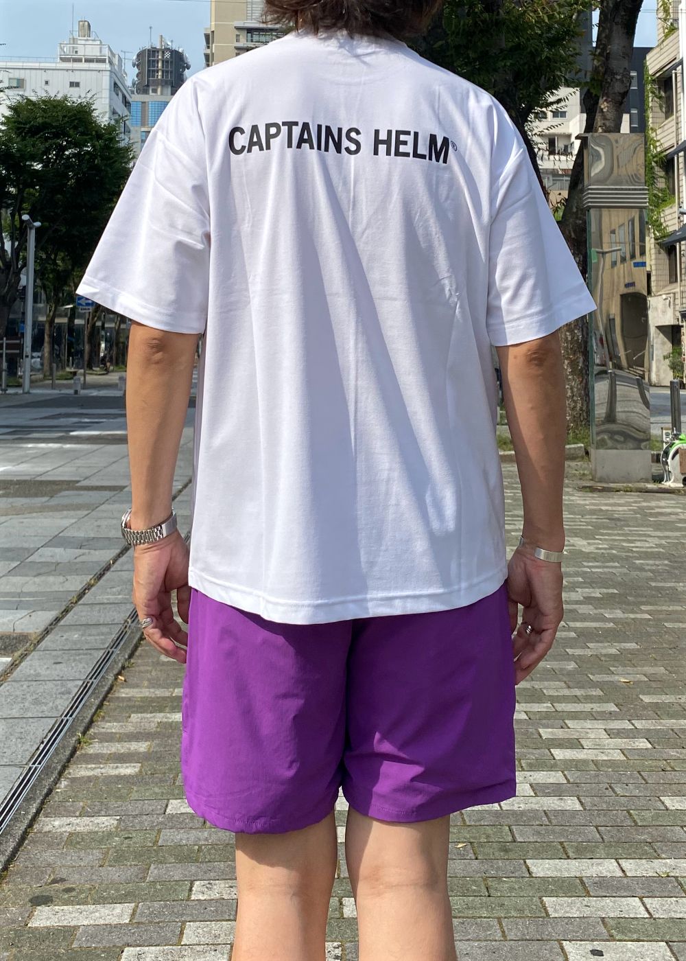 LIGHT&DRY SUMMER TEE (WHITE) / ドライ ストレッチ ポケット Tシャツ