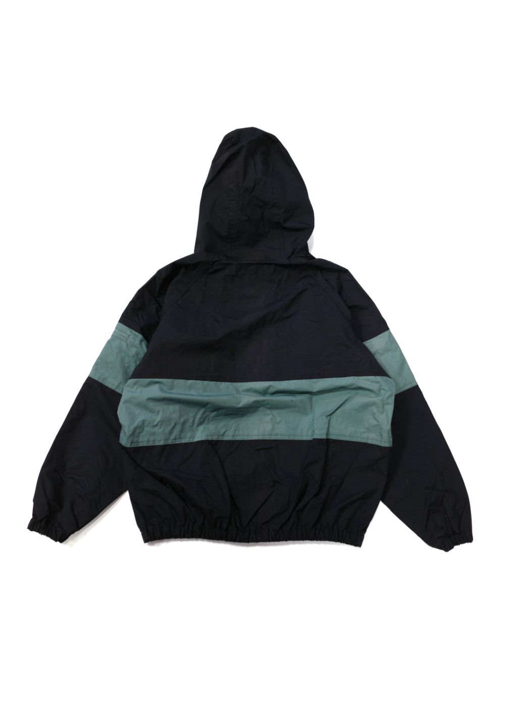 HIDE AND SEEK - NYLON ZIP JACKET (BLACK) / ナイロン