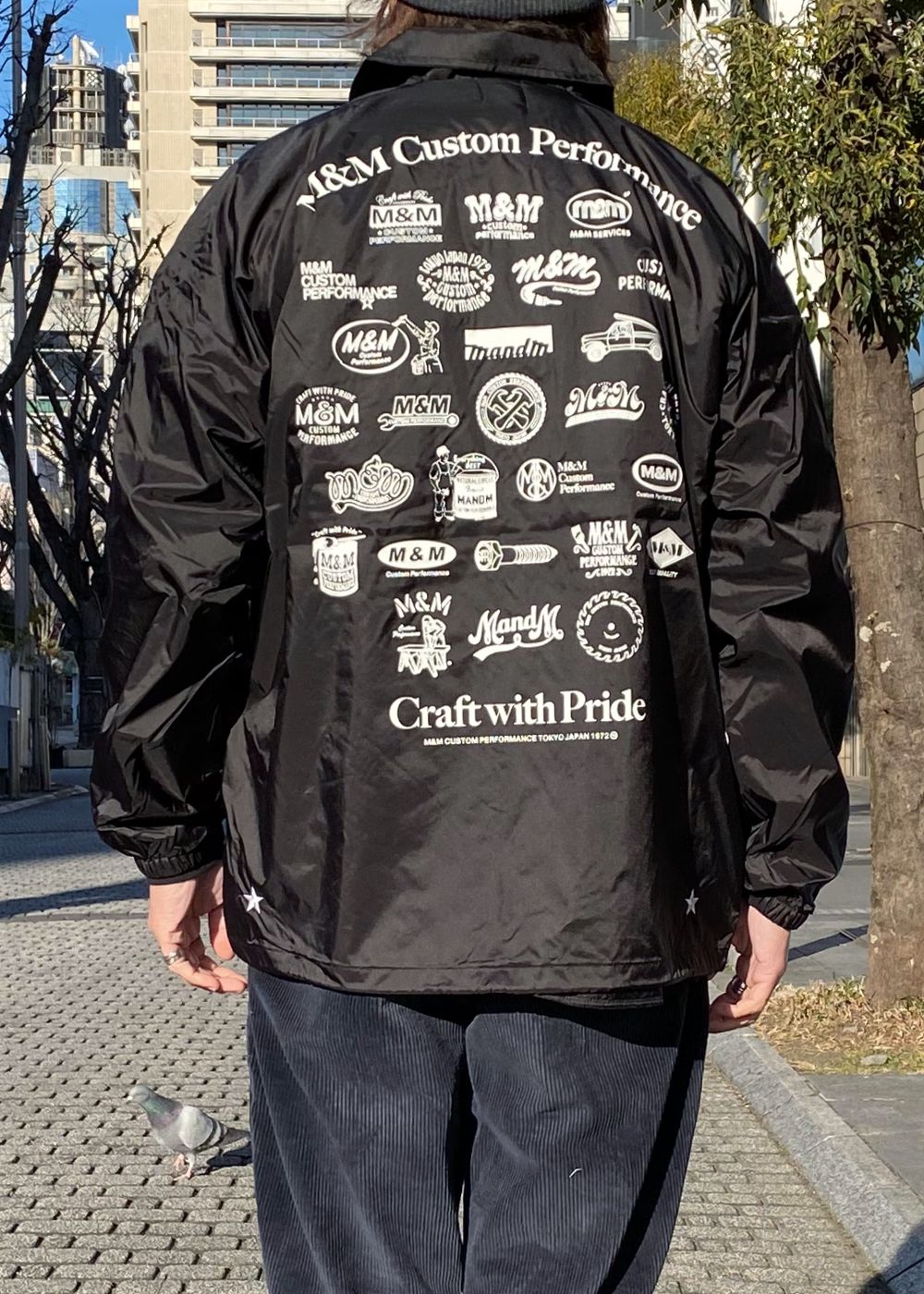 BOA COACH JACKET (BLACK) / ボア ライナー コーチジャケット