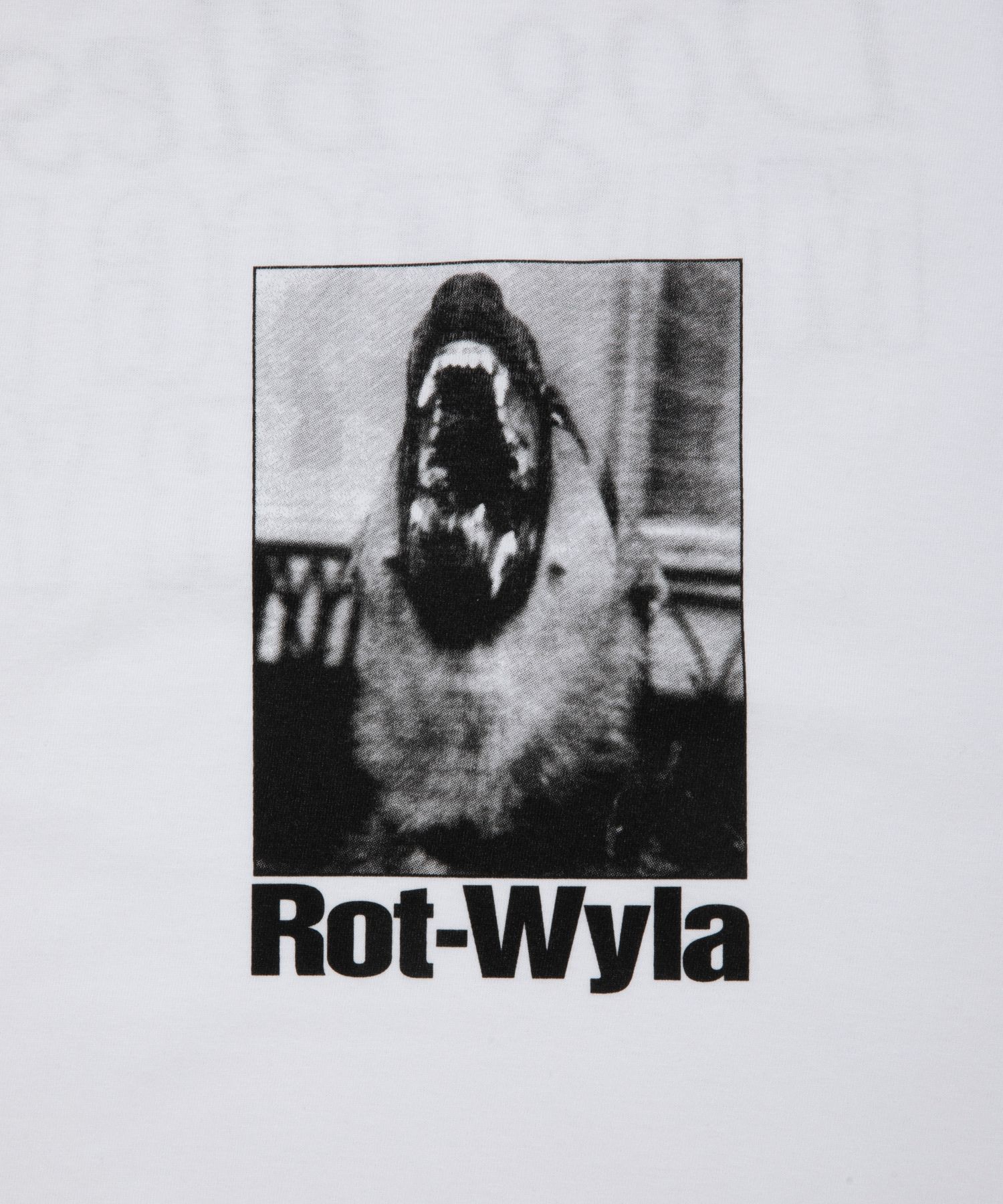 DOG PHOTO TEE (WHITE) / フォト プリント Tシャツ
