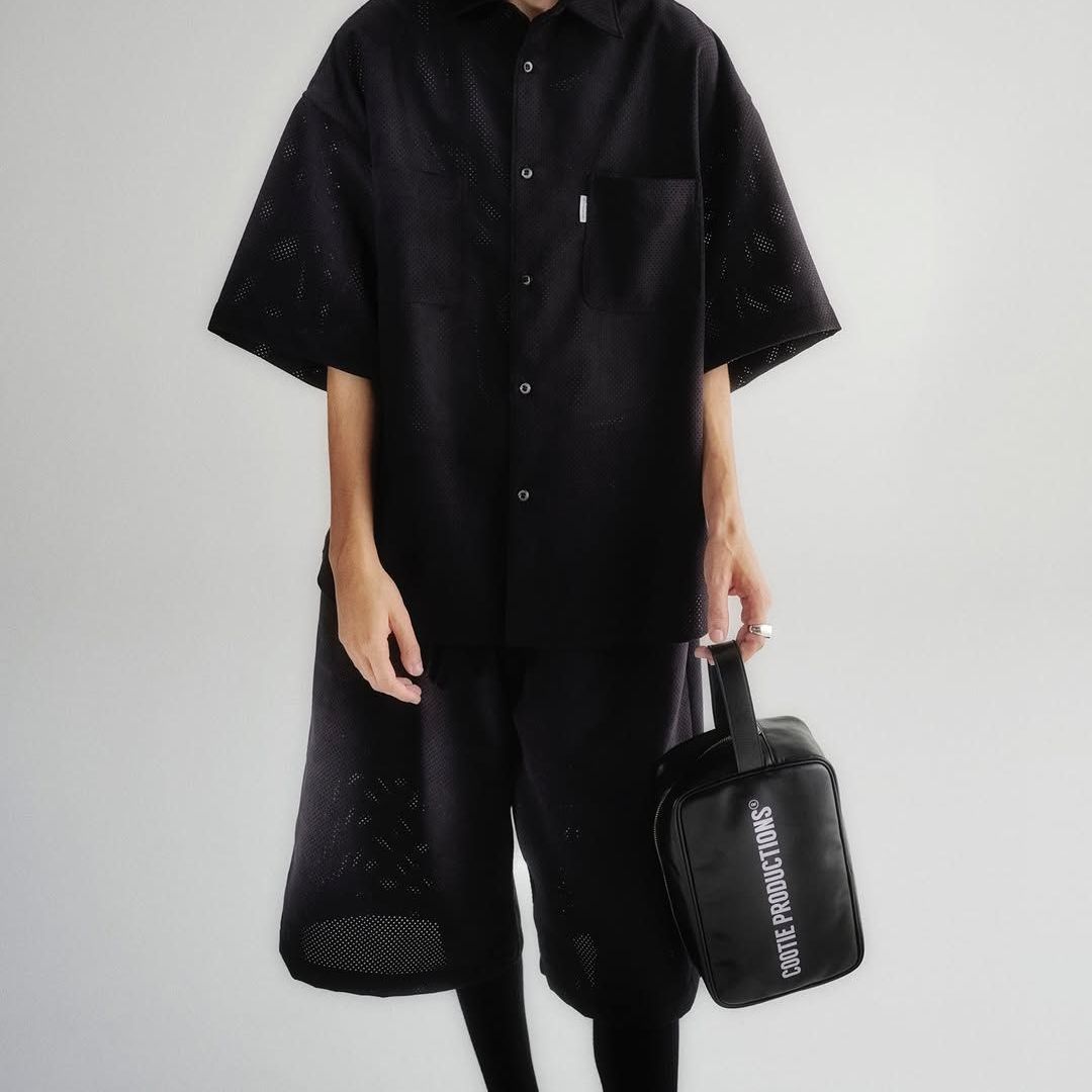 COOTIE PRODUCTIONS - Cotton Ox Sling Bag (BLACK) / コットン