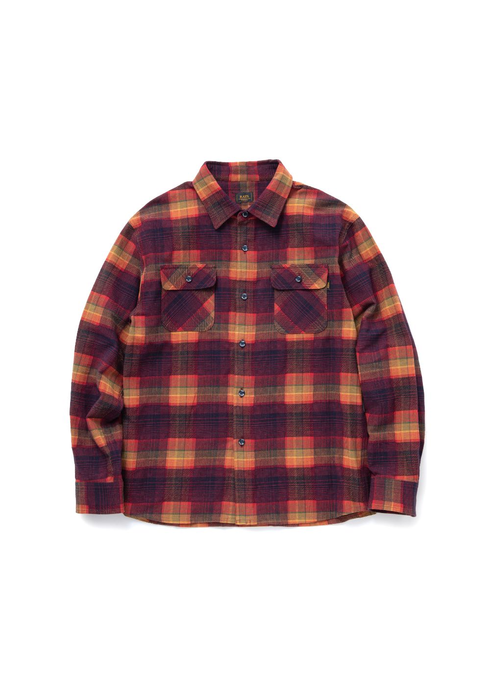 RATS - MULTI COLOR CHECK SHIRT (MULTI CHECK) / マルチ 