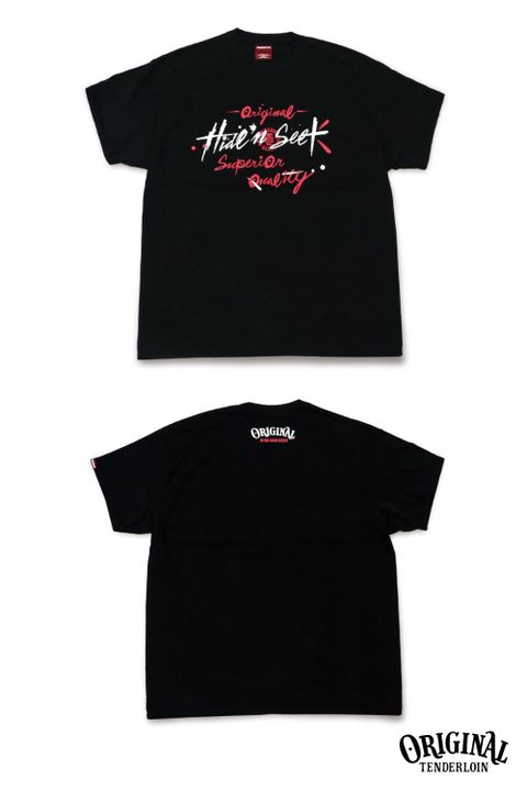 ×TENDERLOIN S/S TEE (BLACK) / テンダーロイン コラボT