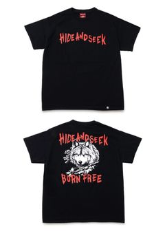 Wolf S/S Tee (Back) (BLACK) / ウルフ プリントTee (バック)