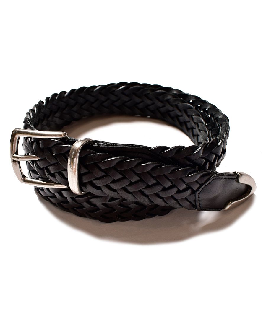 MINEDENIM - Pull Up Leather Mesh Belt (DBR) / レザーメッシュベルト ...