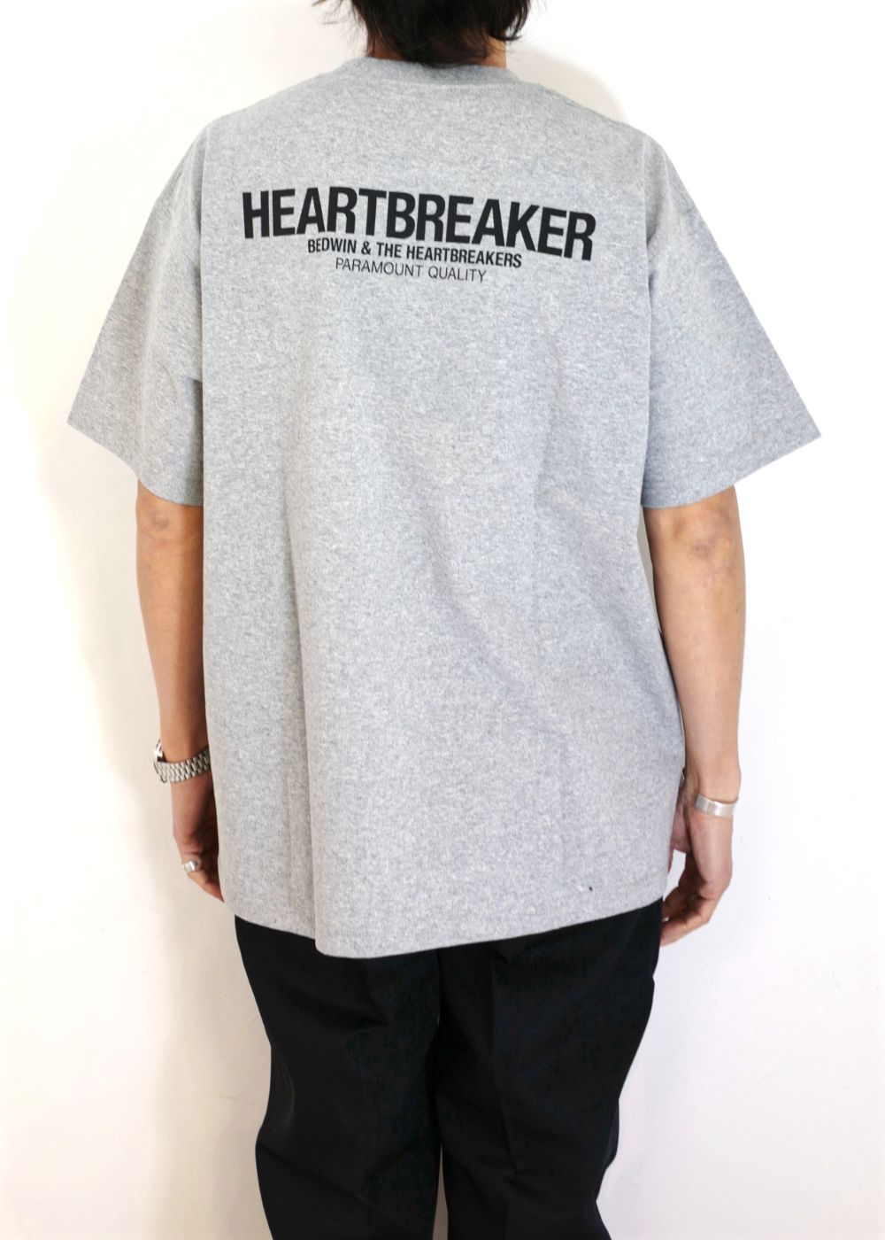 S/S LOVE ME LOGO TEE "HARBOUR" (GRAY) / カーティス・クリグ コラボ Tee
