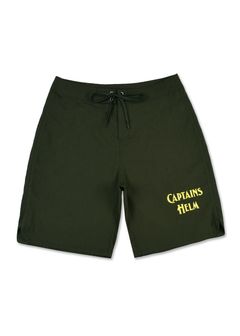 "OCEANSIDE DIVISION" HELM SURF SHORTS (OLIVE) / ドライストレッチ サーフショーツ