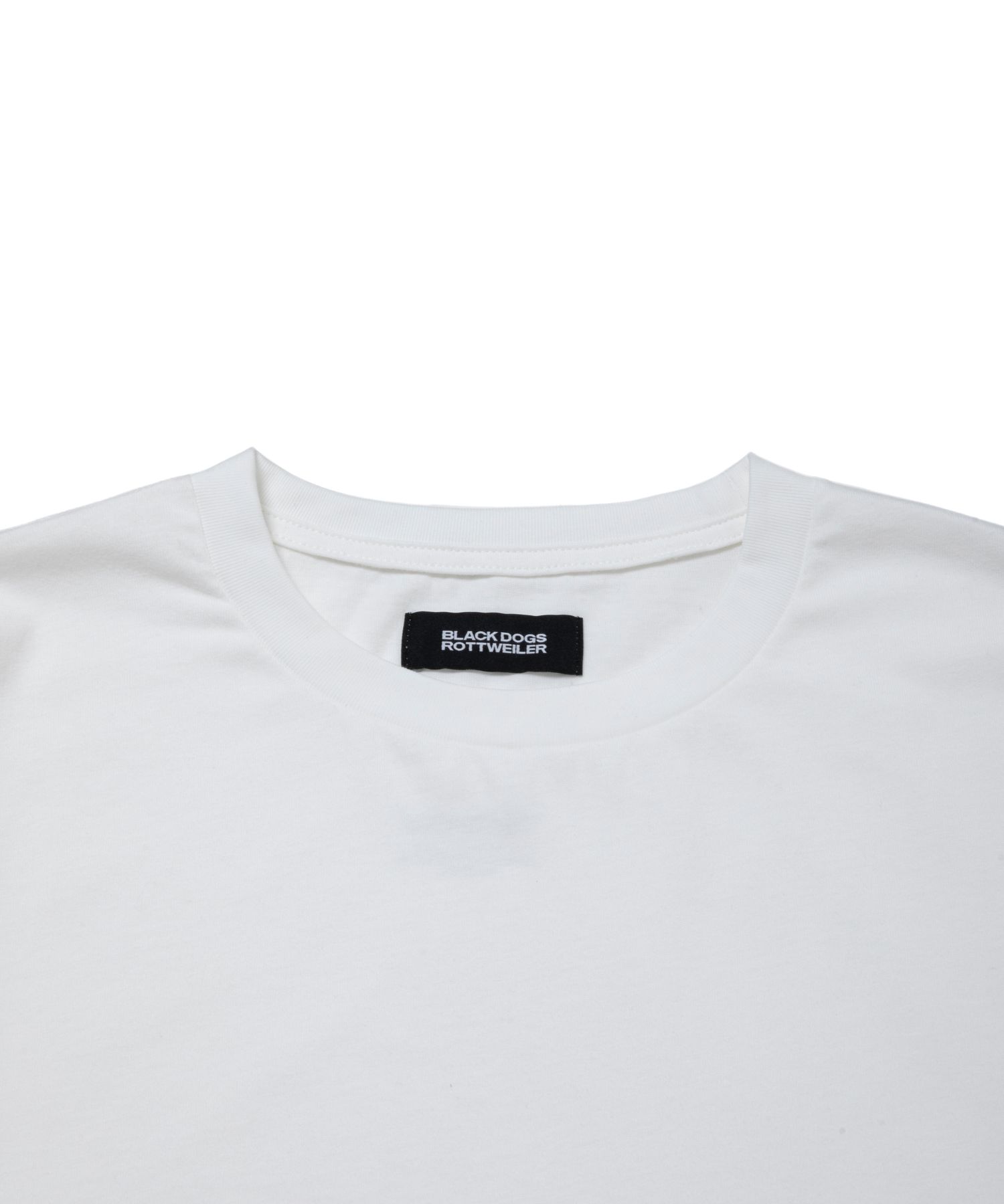 R9 BASIC LS TEE (WHITE) /  オリジナル ロゴプリント Tシャツ