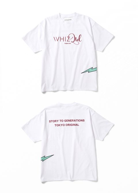 【ラスト1点】LIGHTNING TEE (WHITE) / ロゴ プリントTシャツ