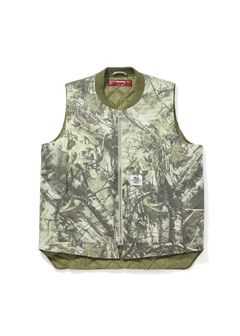 Camo Zip Work Vest (BEIGE CAMO) / オリジナル カモフラージュ ワークベスト / セットアップ可能