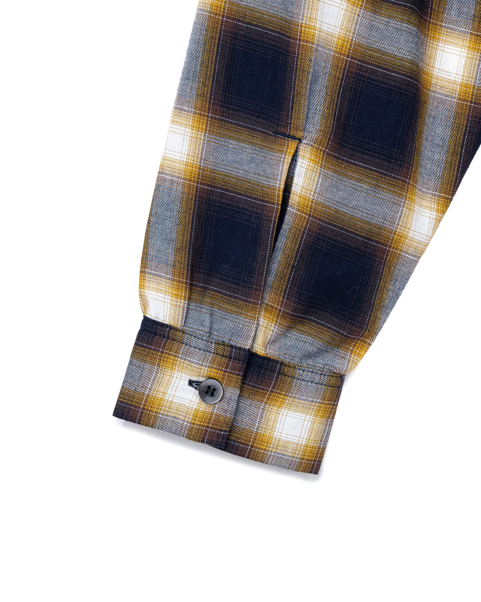 FIVE BROTHER Ex. L/S CHECK SHIRT "VIN" (YELLOW) / ファイブ ブラザー コラボ チェック シャ