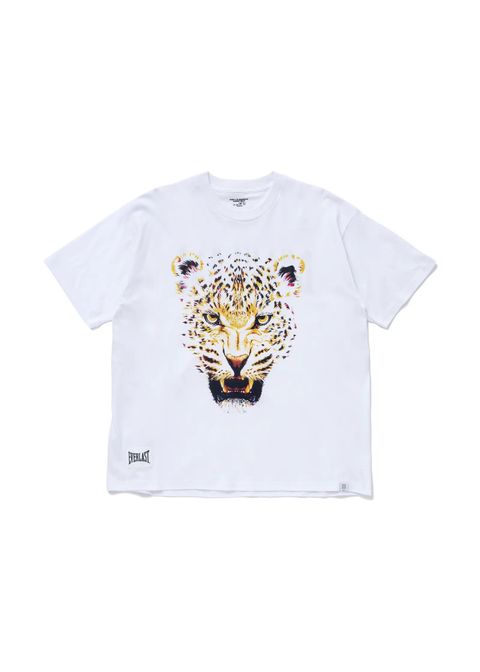 EVERLAST Ex.S/S PRINT TEE "CHADWICK" (WHITE) / エバーラスト コラボ Tシャツ