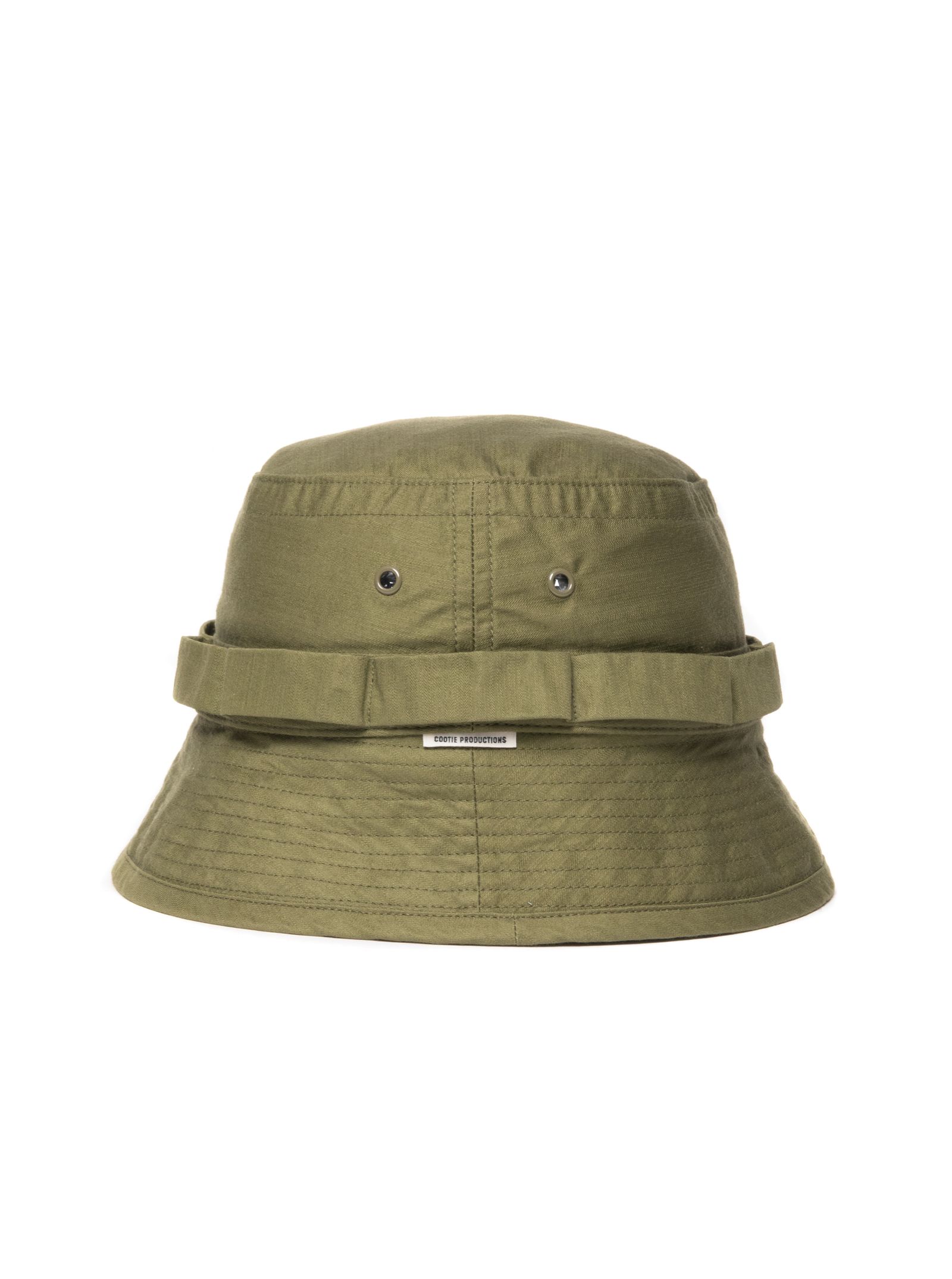 COOTIE PRODUCTIONS - Back Satin Boonie Bucket Hat (BLACK 