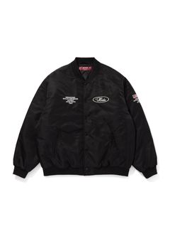 Stadium Jacket (BLACK) / オリジナル ナイロン スタジャン