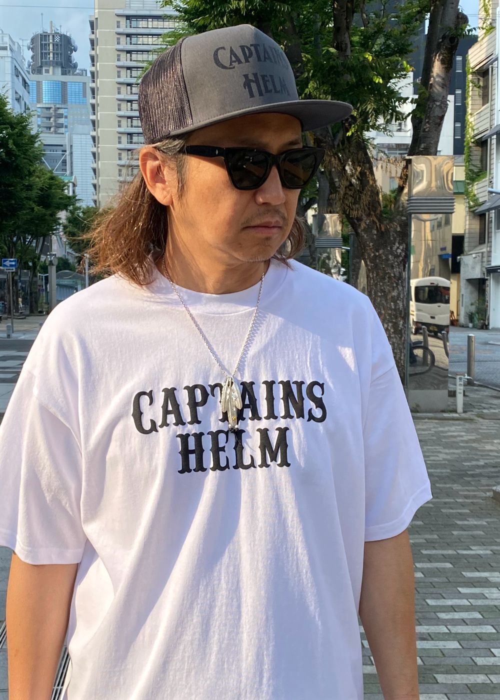 【ラスト1点】LOGO MESH CAP (CHARCOAL) / ロゴ メッシュ キャップ