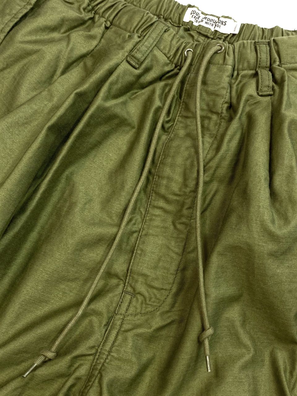 COOTIE PRODUCTIONS - Back Satin Error Fit Cargo Easy Pants (OLIVE 