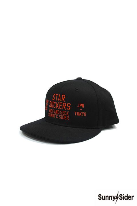 × SUNNY C SIDER BASEBALL CAP (BLACK×ORANGE) / サニーシーサイダー コラボキャップ