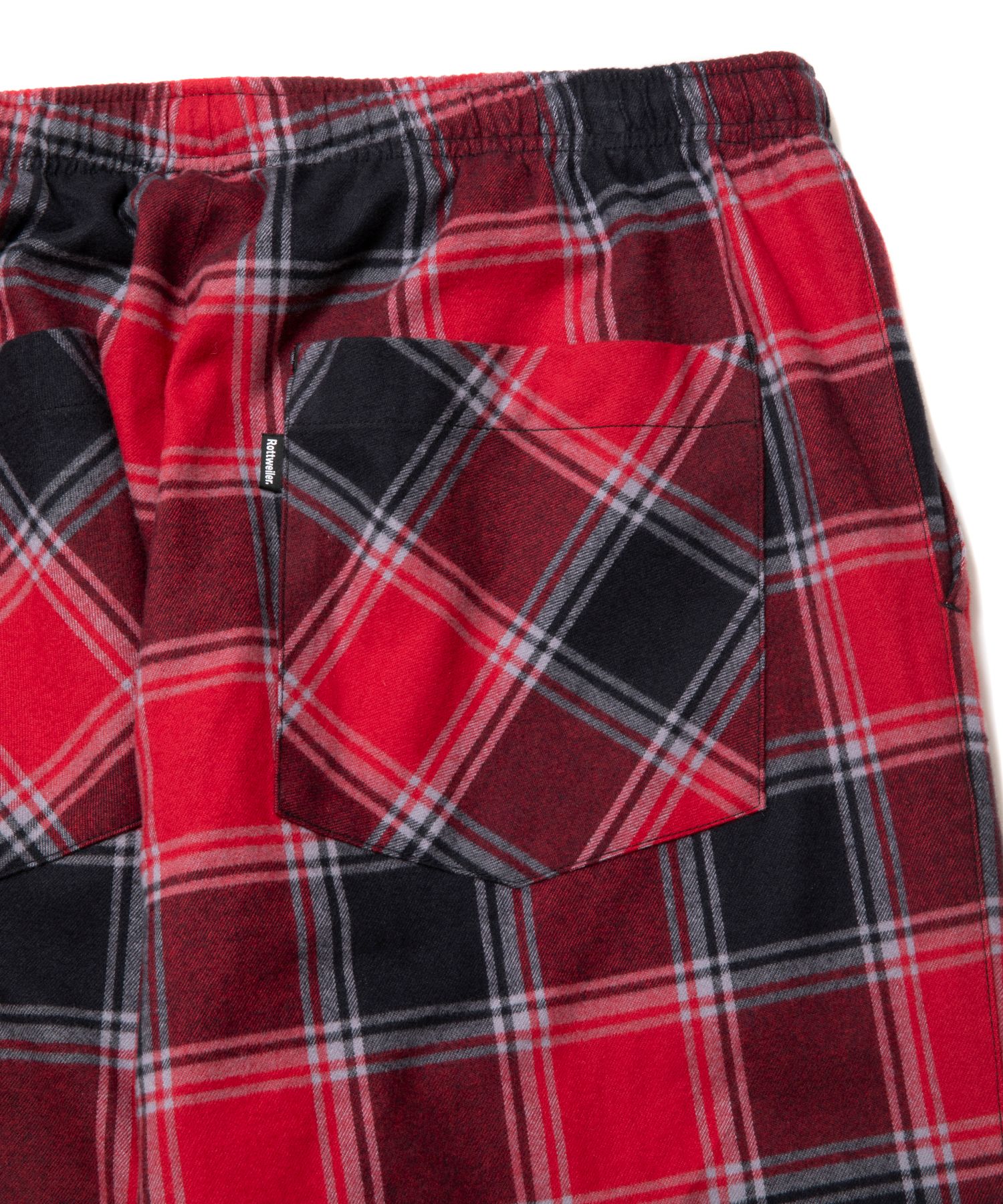 ROTTWEILER - R9 NEL CHECK PANTS (RED) / チェック イージー ROTTWEILER - R9 NEL CHECK PANTS (RED) / チェック イージー
