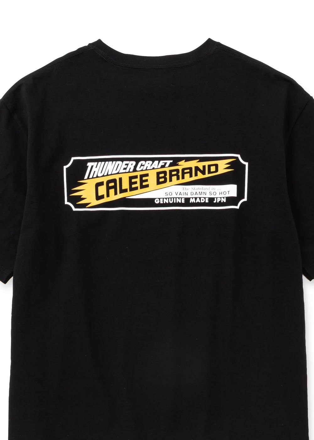 VINTAGE TYPE THUNDER CRAFT POCKET TEE (BLACK) / ヴィンテージ タイプ プリント ポケット Tシャツ