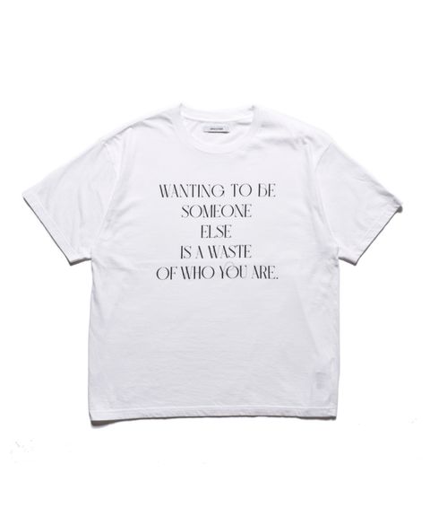 MINEDENIM 新作販売告知 / インナー使いにも便利なプリントTシャツ。