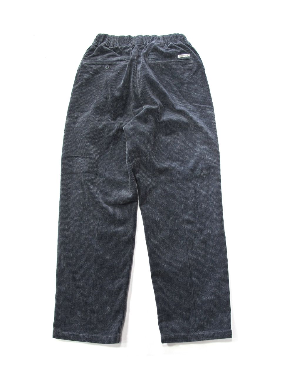 COOTIE PRODUCTIONS - TWISTED HEATHER CORDUROY 1 TUCK TROUSERS