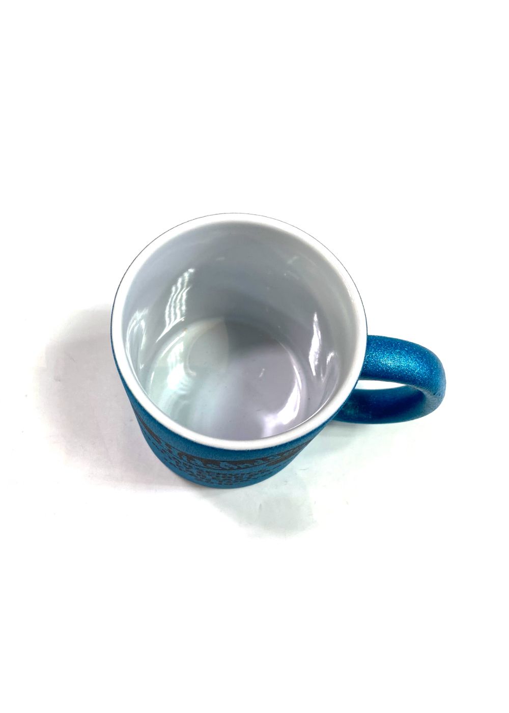 ×CARSERVICE GLITTER MUG CUP (BLUE) / カーサービス コラボ マグカップ