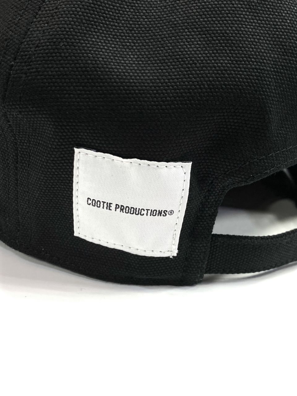 COOTIE PRODUCTIONS - Cotton OX 6 Panel Cap (BLACK-MARY) / 刺繍 