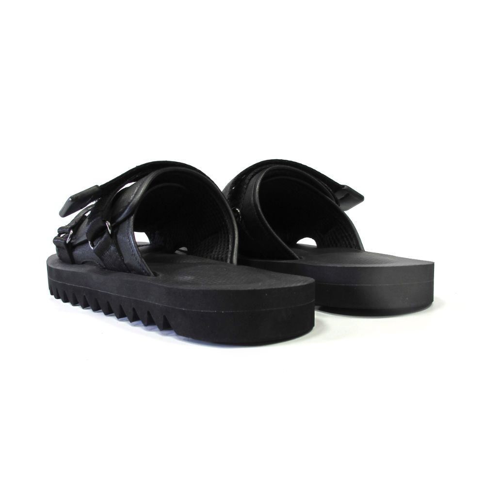 CAPTAINS HELM - × BROTHER BRIDGE SHARK SOLE W-P SANDAL (BLACK