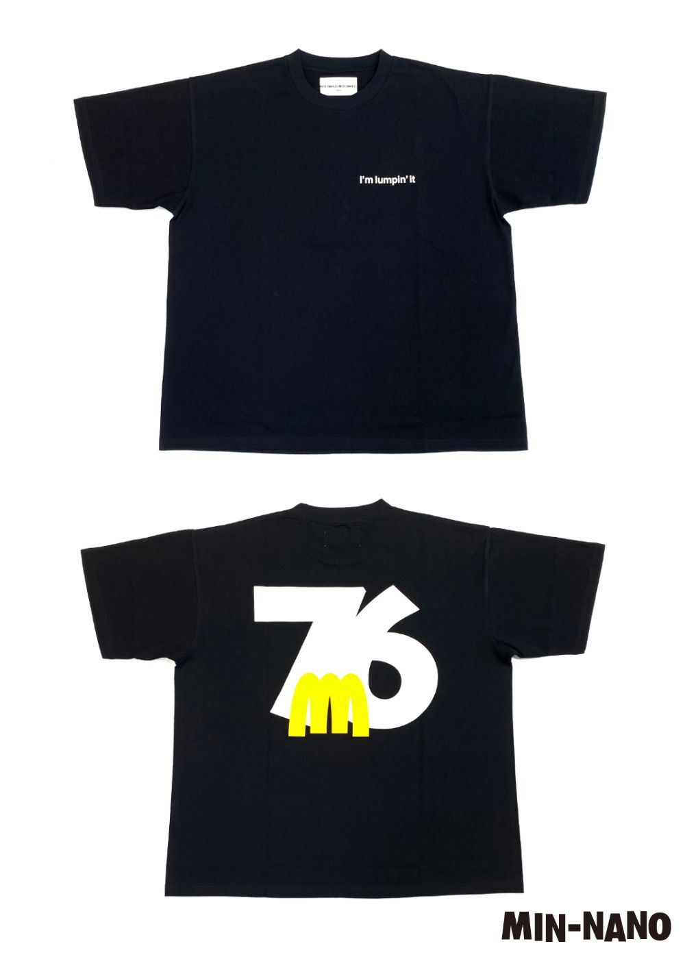 WHIZ LIMITED - 76MIN-NANO TEE (BLACK) / MIN-NANO コラボ 76 T