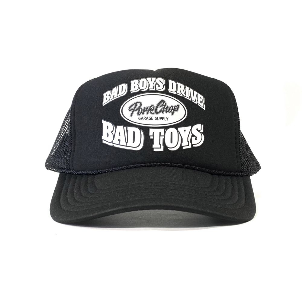 PORKCHOP - BAD TOYS CAP (DARK GREEN) / プリント メッシュキャップ 