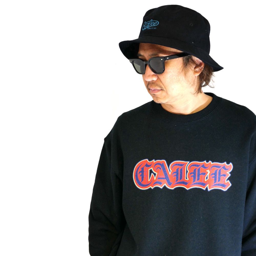 CALEE - EMBROIDERY & WAPPEN BUCKET HAT (TYPE-A 