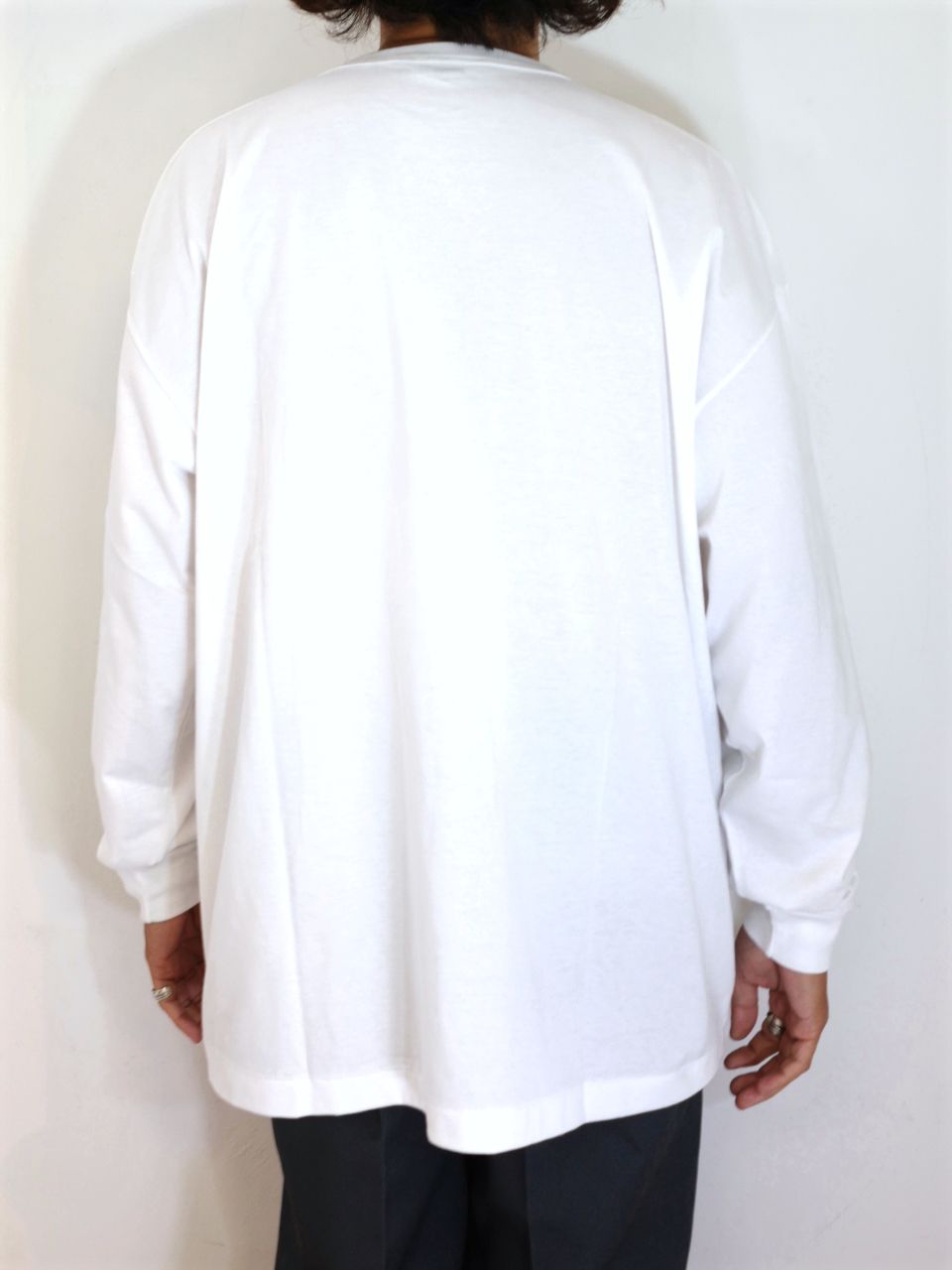 COOTIE PRODUCTIONS - Embroidery Oversized L/S Tee (PRODUCTION OF