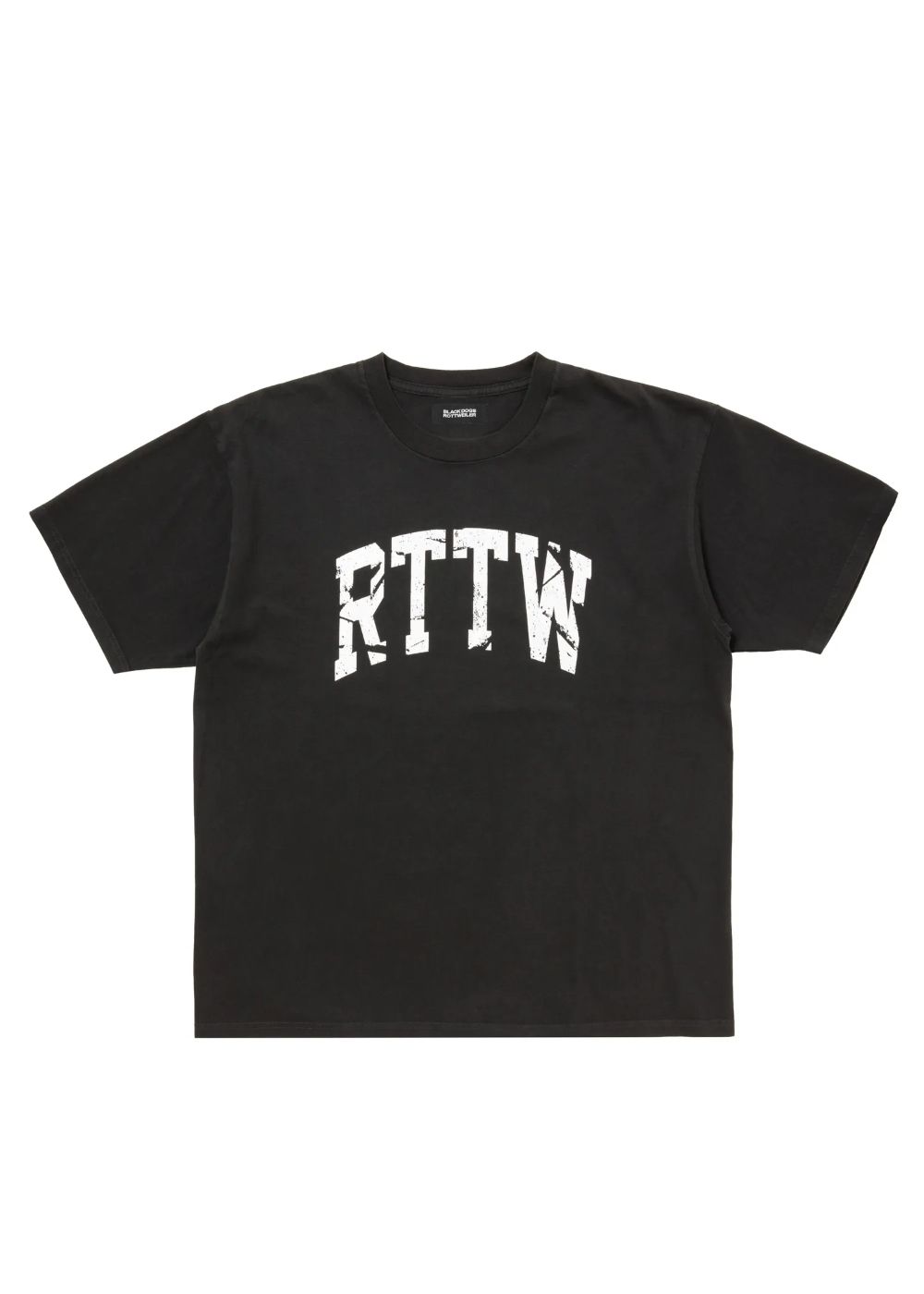 RTTW TEE (JET) / カレッジ ロゴ プリント Tシャツ