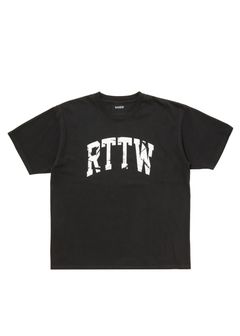 RTTW TEE (JET) / カレッジ ロゴ プリント Tシャツ