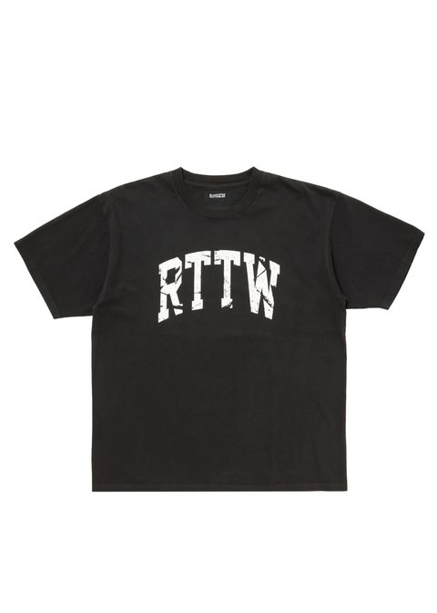 RTTW TEE (JET) / カレッジ ロゴ プリント Tシャツ